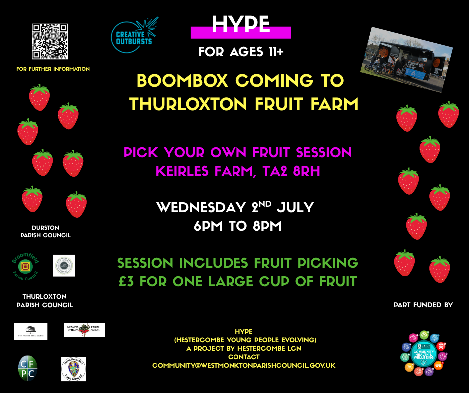 Fruit Farm Boombox Session 2nd July 6pm-8pm